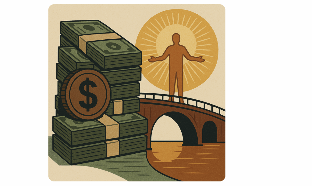 Money Isn’t a Master—It’s a Bridge: Why Embracing Wealth Is a Spiritual Responsibility